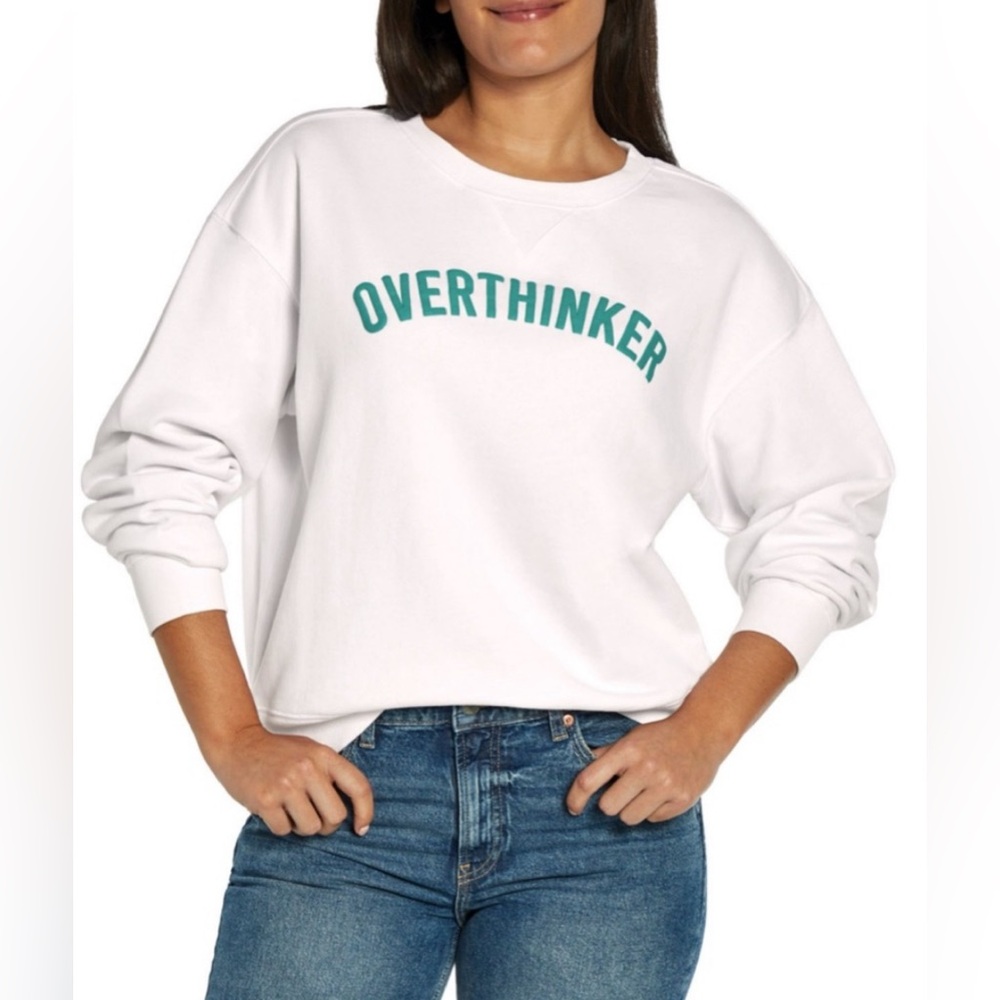 WILDFOX  ‘Overthinker’ Crewneck Sweatshirt NWT!